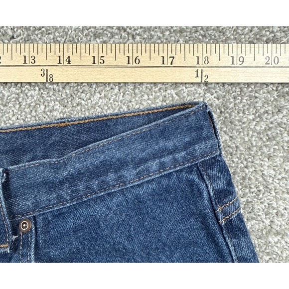 L.L.Bean Jeans Men 36x34 Relaxed Fit Dark Blue Denim Cotton Casual - Picture 4 of 14